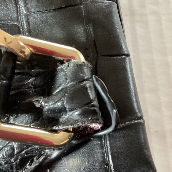 Christian Lacroix Black Crossbody Satchel Bag Purse Rn # 137646 - Picture 7 of 9